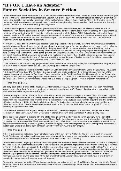 It's OK, I Have an Adapter